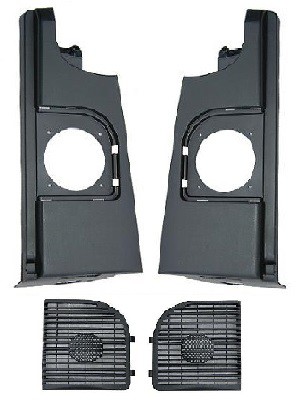 Опора полки 2112-5607072/73 пара с облицовками динамиков Автопласт Опора полки 2112-5607072/73 пара с облицовками динамиков Автопласт