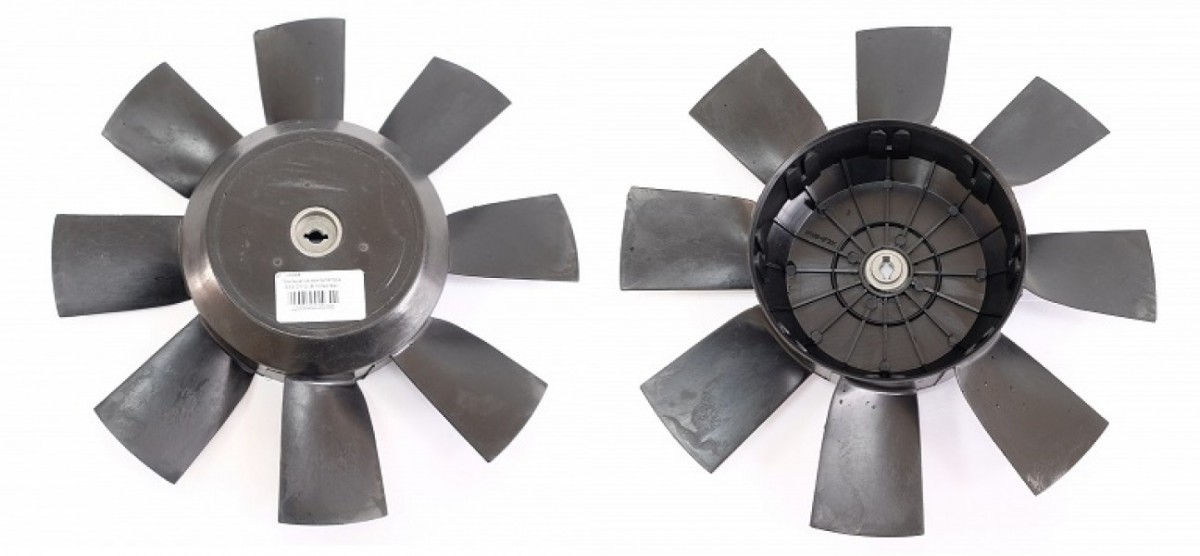 Крыльчатка электровентилятора 2109 (8лоп.), 2170 черная Крыльчатка электровентилятора 2109 (8лоп.), 2170 черная