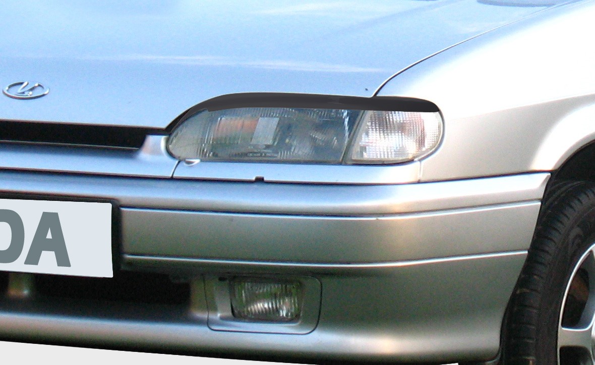 Реснички на фары для а/м ВАЗ 2113-15 /НЕКРАШ. /к-т 2шт/ Реснички на фары для а/м ВАЗ 2113-15 /НЕКРАШ. /к-т 2шт/