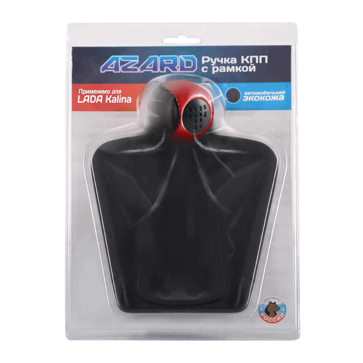 Ручка КПП для а/м Kalina Рамка винил в блистере /красный/ Ручка КПП для а/м Kalina Рамка винил в блистере /красный/