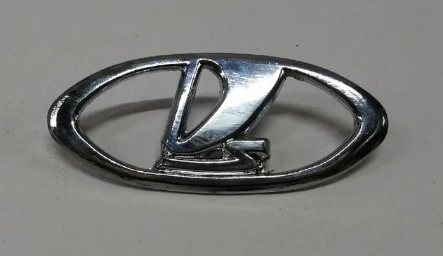 Эмблема решетки радиатора 2110, 2114 (желез). хром ДААЗ Эмблема решетки радиатора 2110, 2114 (желез). хром ДААЗ