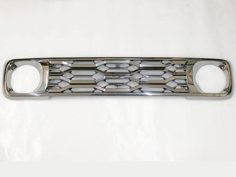 Решетка радиатора 21214 ХРОМ НИВА УРБАН (Раптор) соты без эмблемы с кронштейнами Решетка радиатора 21214 ХРОМ НИВА УРБАН (Раптор) соты без эмблемы с кронштейнами