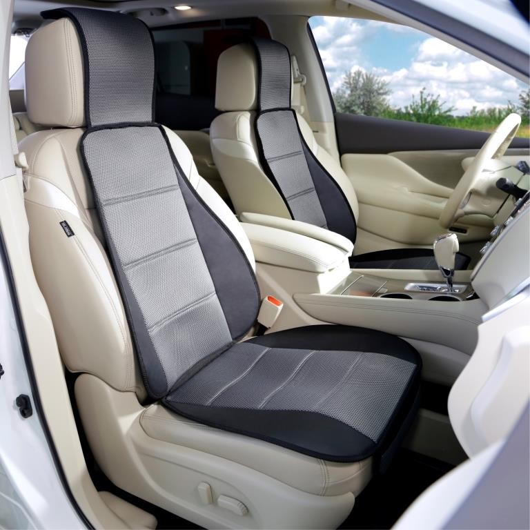 Накидка на сиденье универсальная VOIN Simple, экокожа+полиэстер, комплект 1шт., поролон 7мм /серый/ Накидка на сиденье универсальная VOIN Simple, экокожа+полиэстер, комплект 1шт., поролон 7мм /серый/