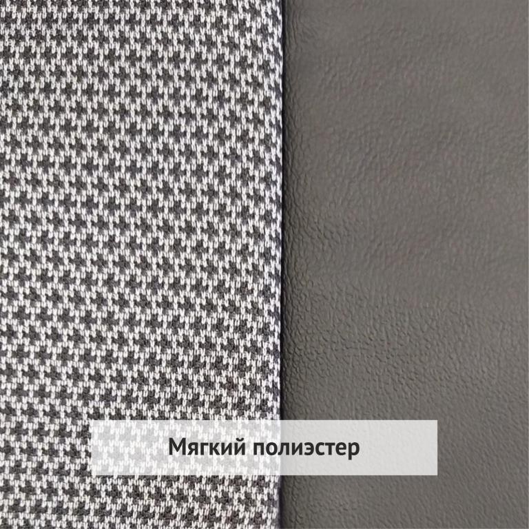 Накидка на сиденье универсальная VOIN Simple, экокожа+полиэстер, комплект 1шт., поролон 7мм /серый/ Накидка на сиденье универсальная VOIN Simple, экокожа+полиэстер, комплект 1шт., поролон 7мм /серый/