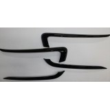 Молдинг переднего бампера Гранта FL после 2018г черный (8450100990/91/92/93)