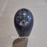 Ручка КПП X-Ray хром кожа (строчка) Ручка КПП X-Ray хром кожа (строчка)