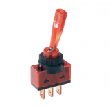Тумблер 2 положения длинная ножка (красный) 3-ножки Тумблер 2 положения длинная ножка (красный) 3-ножки