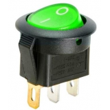 Тумблер 2 положения круглый большой (зеленый) 3-ножки Тумблер 2 положения круглый большой (зеленый) 3-ножки