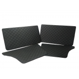 Обивка двери 2107 РОМБ черная нить (кожзам на картоне) (к-т 4шт) Обивка двери 2107 РОМБ черная нить (кожзам на картоне) (к-т 4шт)