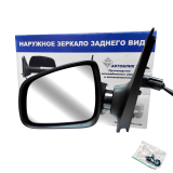 Зеркало наружное левое Логан (14-) мех.привод корпус без съемной облицовки (Автоблик) Зеркало наружное левое Логан (14-) мех.привод корпус без съемной облицовки (Автоблик)
