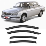 Дефлекторы окон GAZ Volga 82-09 седан, нак., 4шт Voin