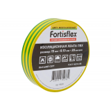 Изолента ПВХ 15x0.13х20 (желто/зеленая) (Fortisflex) Изолента ПВХ 15x0.13х20 (желто/зеленая) (Fortisflex)
